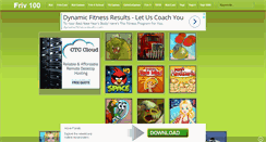 Desktop Screenshot of friv100games.info
